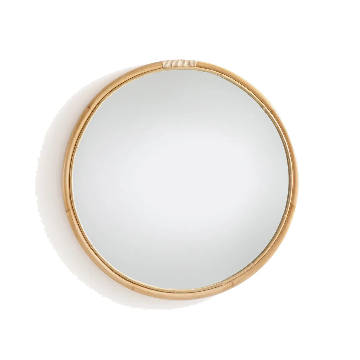 Nogu 90cm Diameter Round Rattan Mirror – image 1