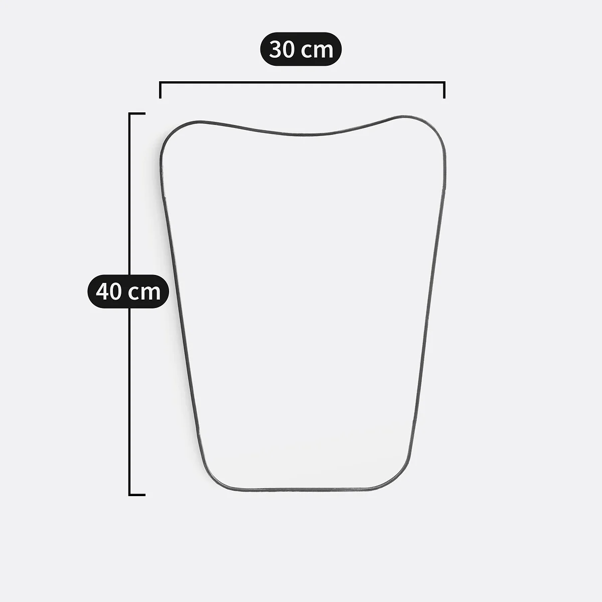 Uyova 30 x 40cm Brass Mirror – image 6