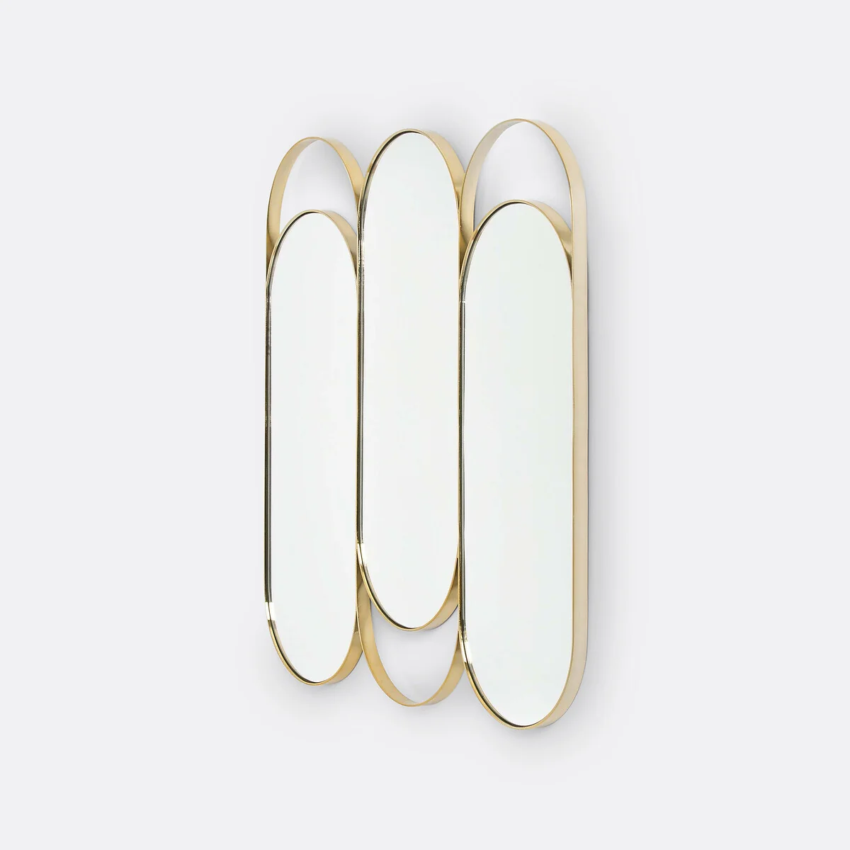 Alama Brass Triptych Mirror – image 2