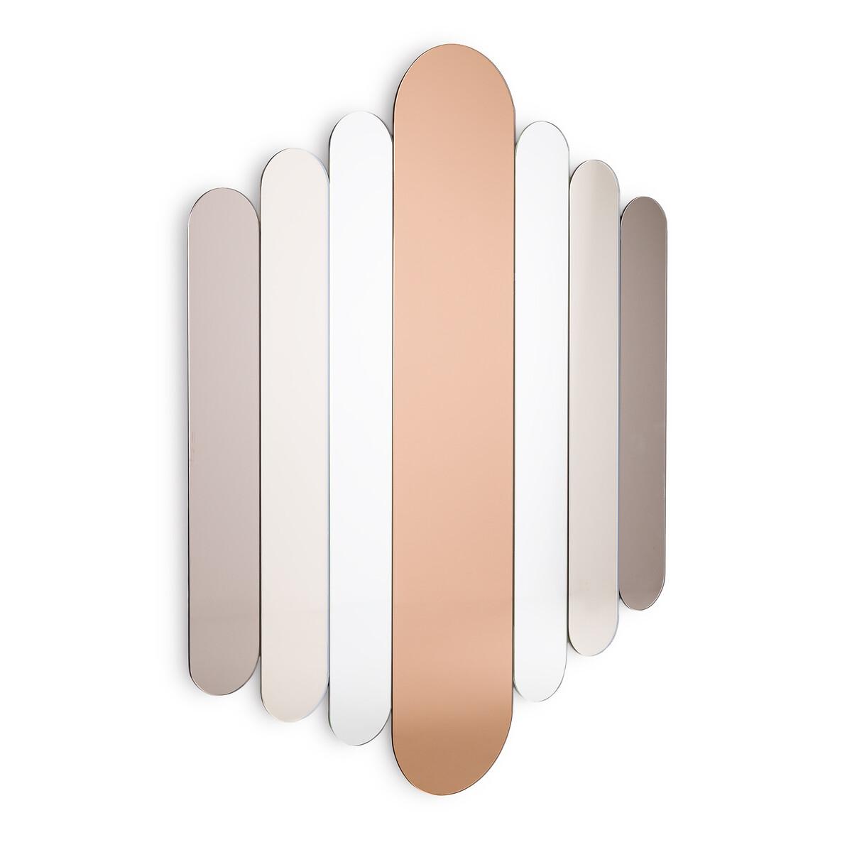 Hila 90cm High Coloured Geometric Mirror – image 3