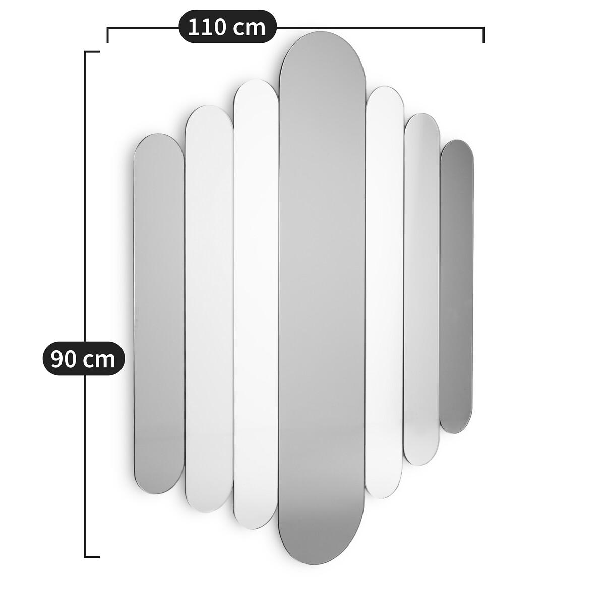 Hila 90cm High Coloured Geometric Mirror – image 6