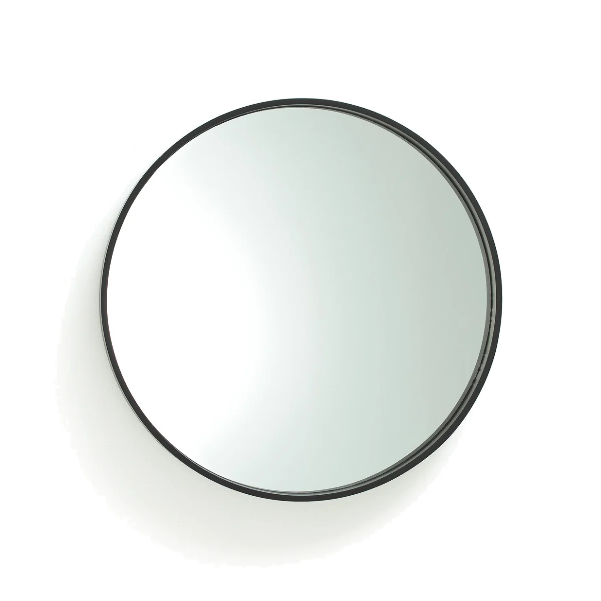 Alaria 55cm Diameter Round Black Mirror – image 1