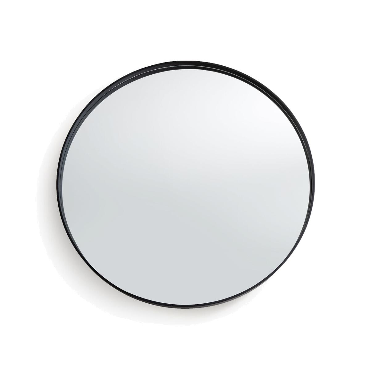 Alaria 100cm Diameter Round Black Mirror – image 1