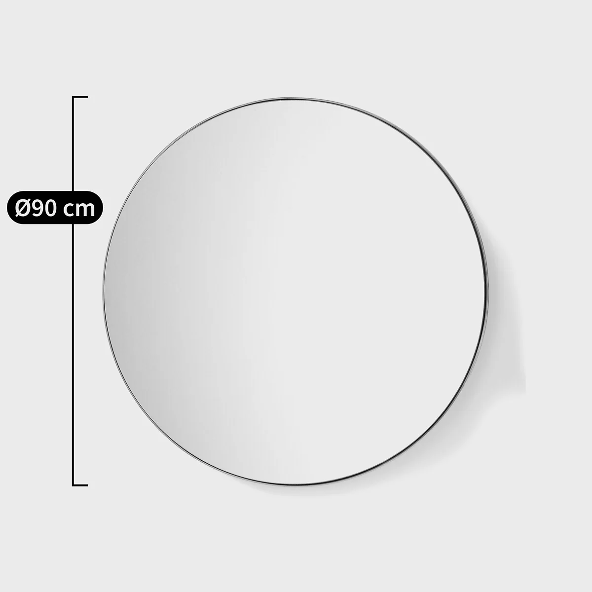 Iodus Round Iron Mirror, Diameter 90cm – image 3