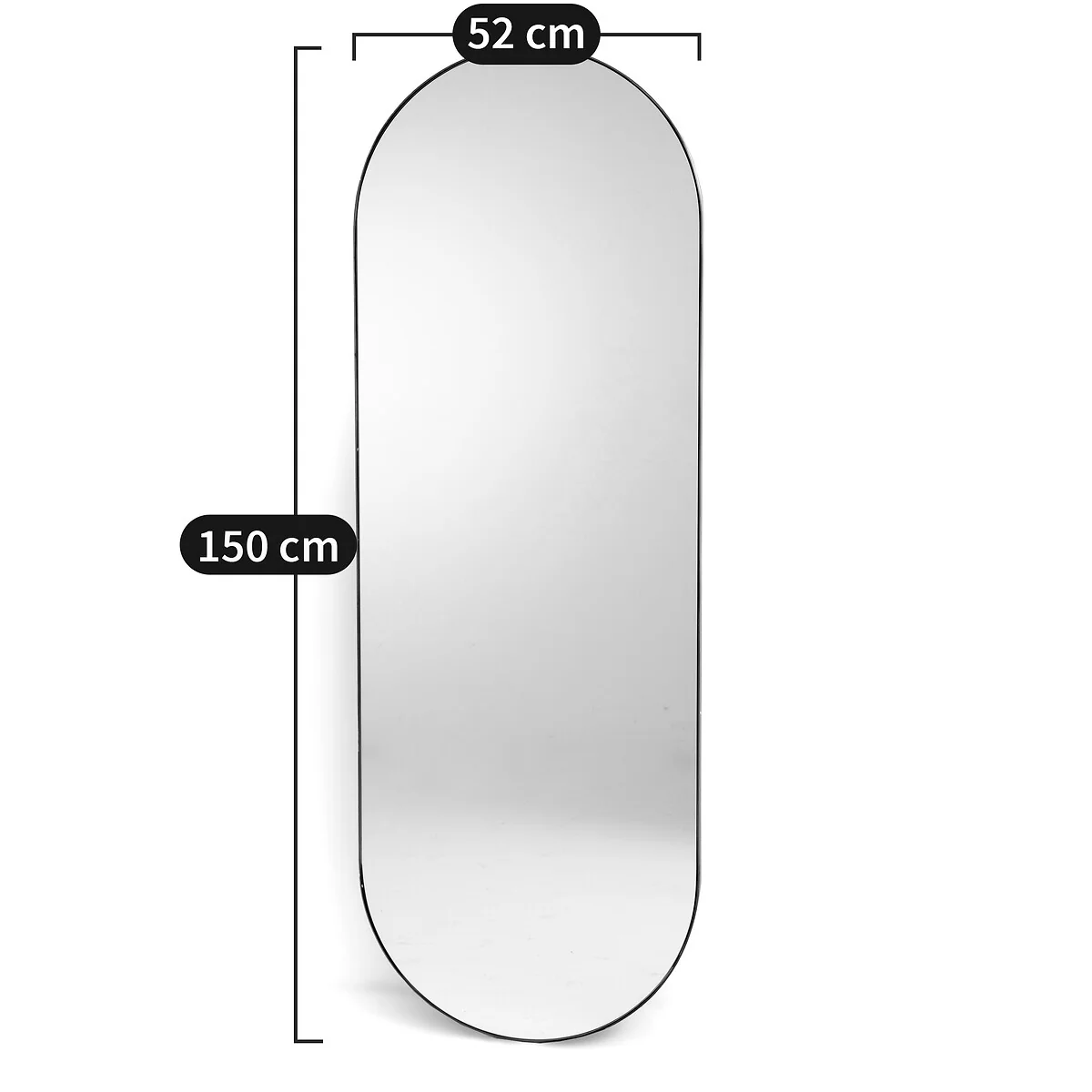 Caligone Old Brass Metal Mirror, H150 cm – image 5