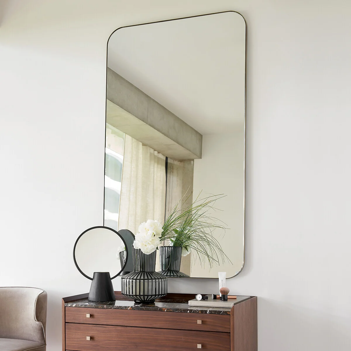 Caligone 140cm Antique Brass Mirror – image 3