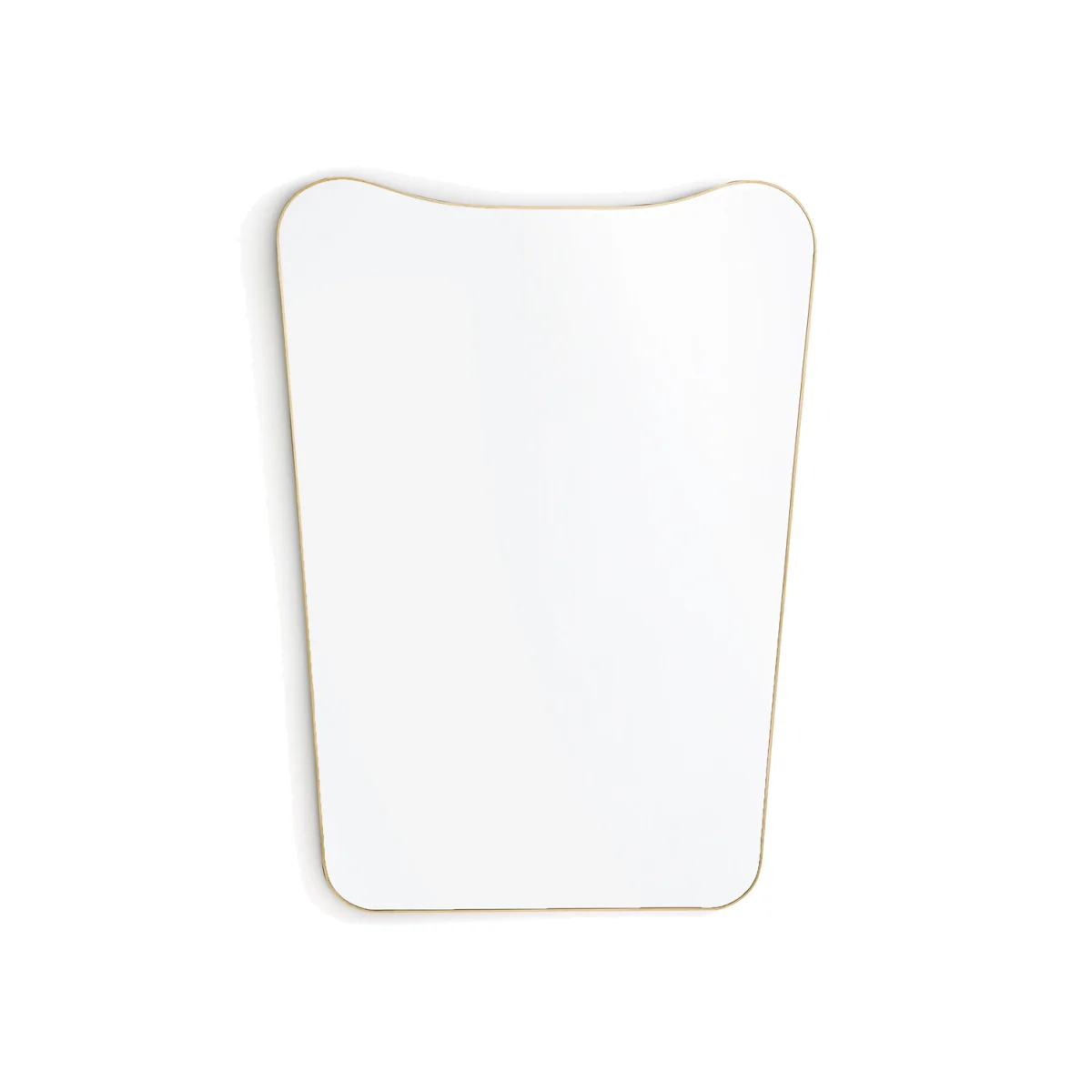 Uyova 90 x 65cm Brass Mirror – image 1
