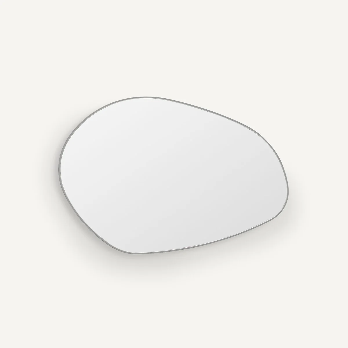 Lido Mirror in Satin Nickel H90cm – image 3