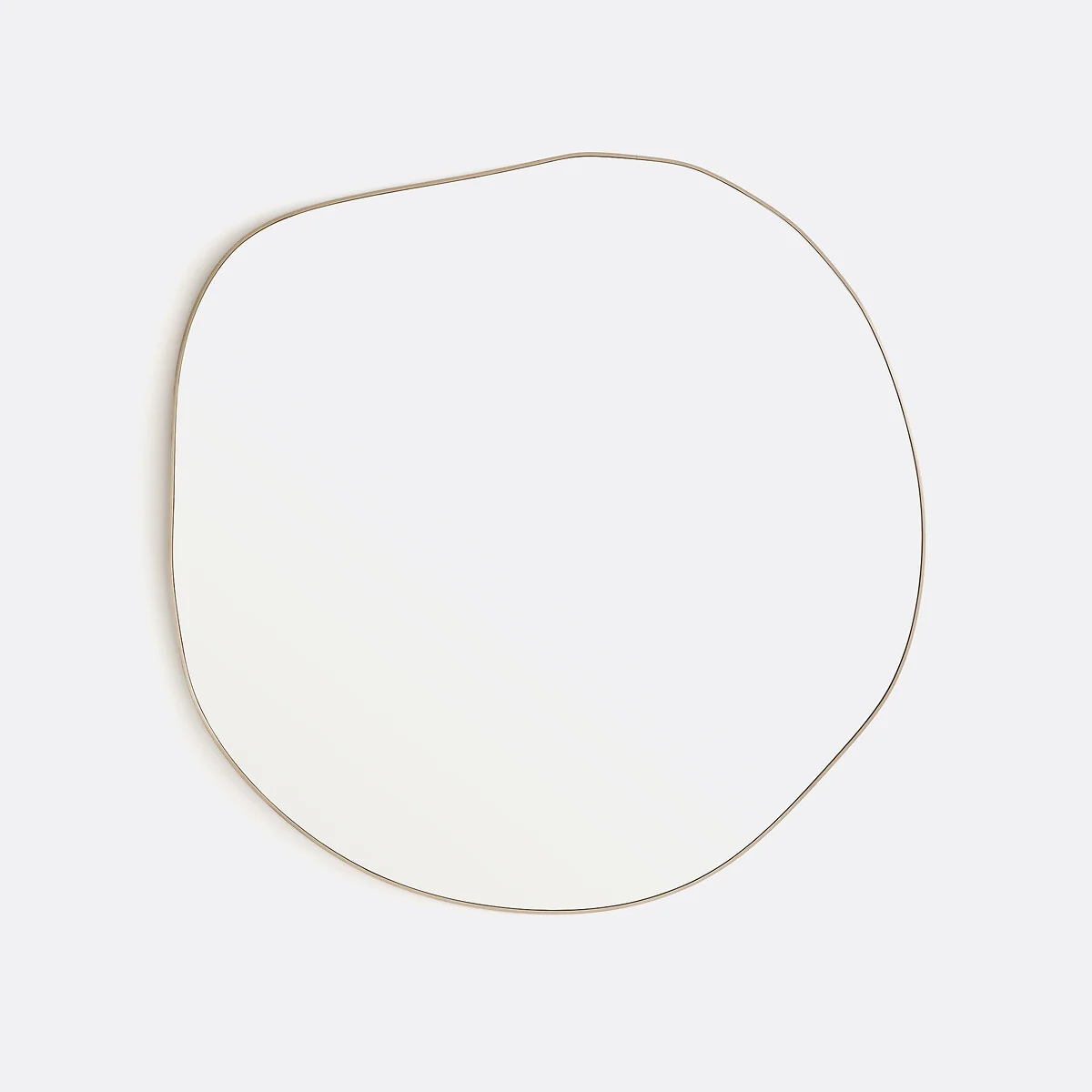 Ornica Small Organic Shaped Metal Mirror – image 4