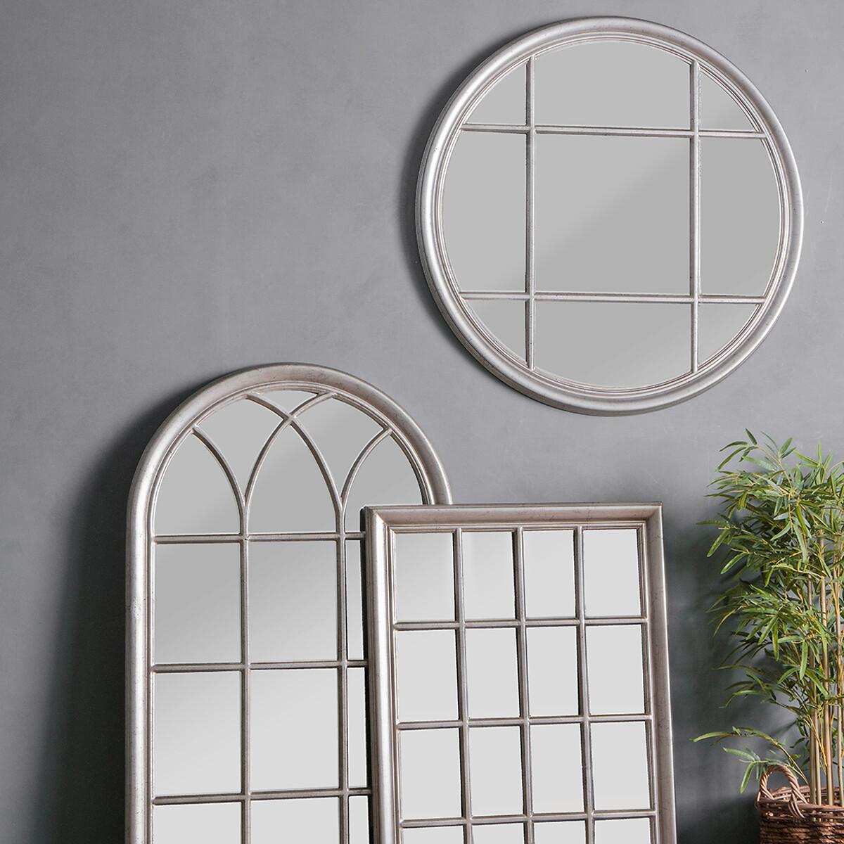 100 x 100cm Panelled Window Style Mirror – image 3