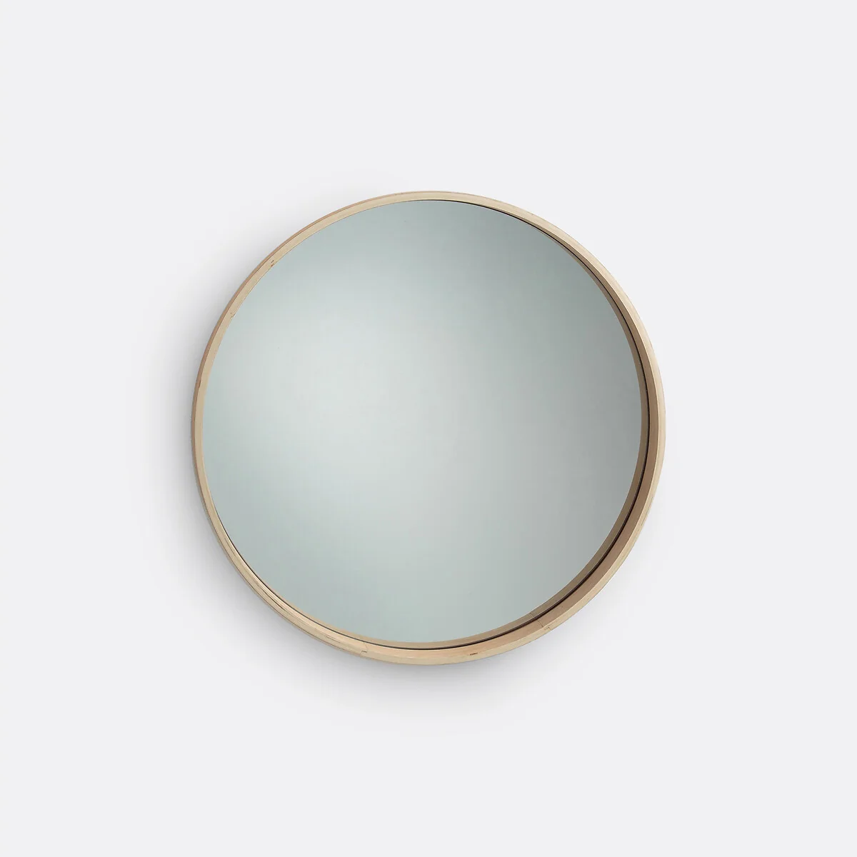 Alaria 59cm Diameter Round Oak Mirror – image 2