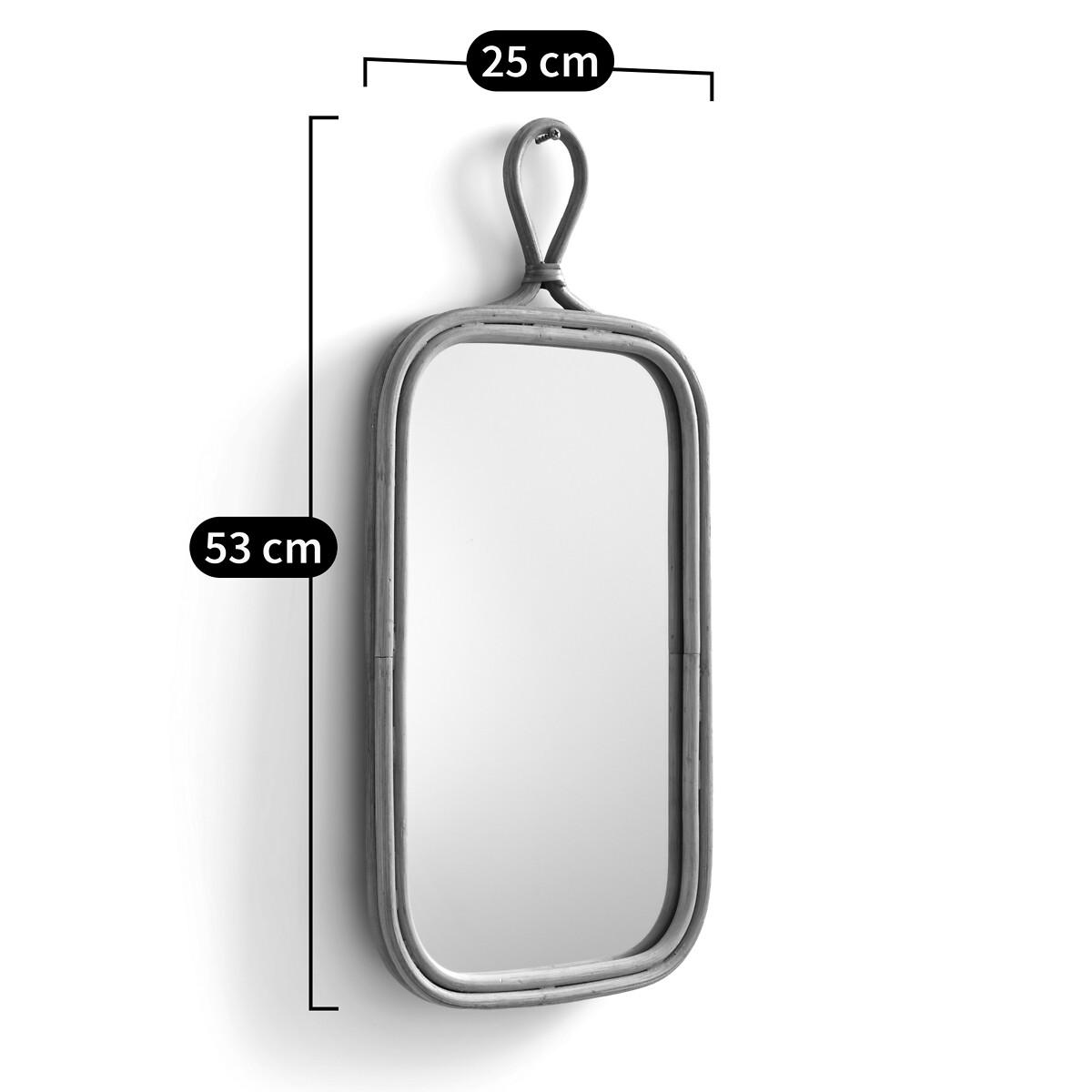 Nogu 25 x 53cm Rattan Rectangular Mirror – image 4