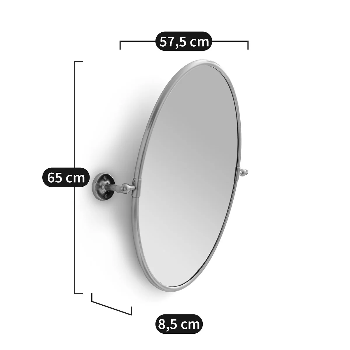 Cassandre Oval Swivel Mirror – image 5