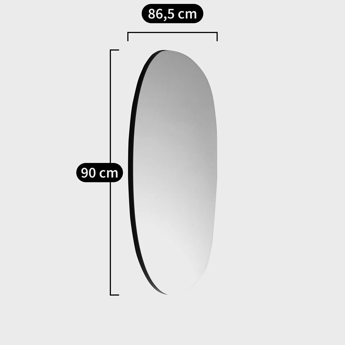 Biface Large Irregular Mirror – image 4