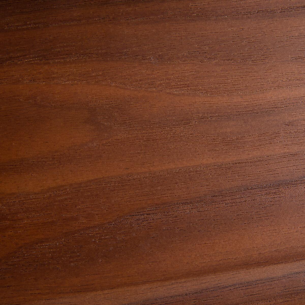Nella Asymmetric Mirror with Walnut Shelf – image 3