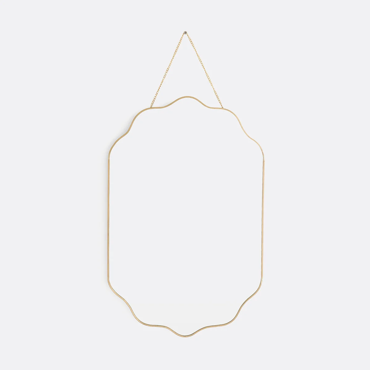 Uyova 35 x 55cm Brass Mirror – image 2