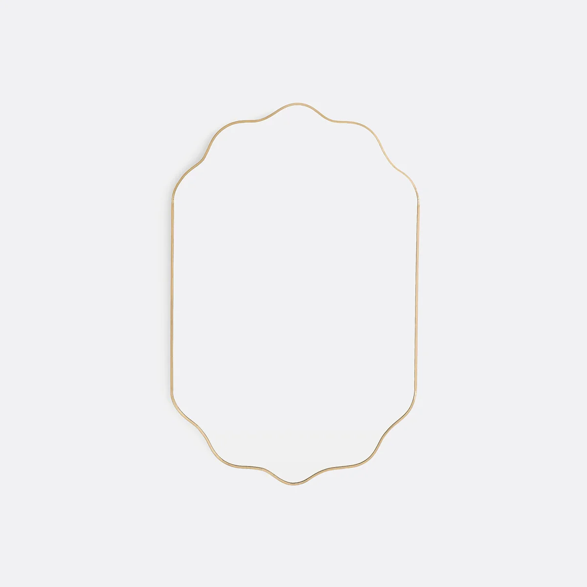 Uyova 35 x 55cm Brass Mirror – image 3