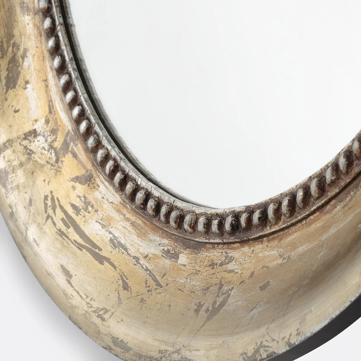 Afsan Round Solid Mango Wood Mirror, Diameter 60cm – image 3