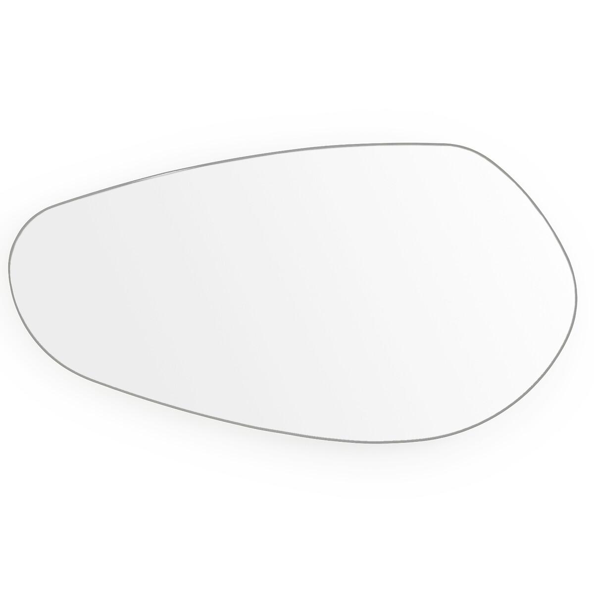 Lido Organically Shaped Satin Nickel Mirror – image 2