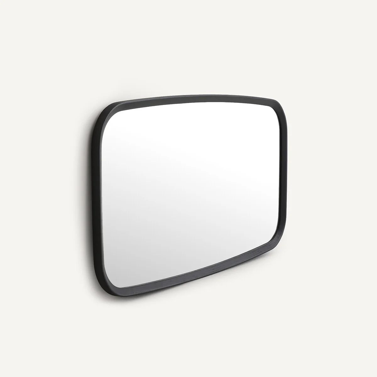 Orion Rectangular Mirror in Solid Oak, H110cm – image 5