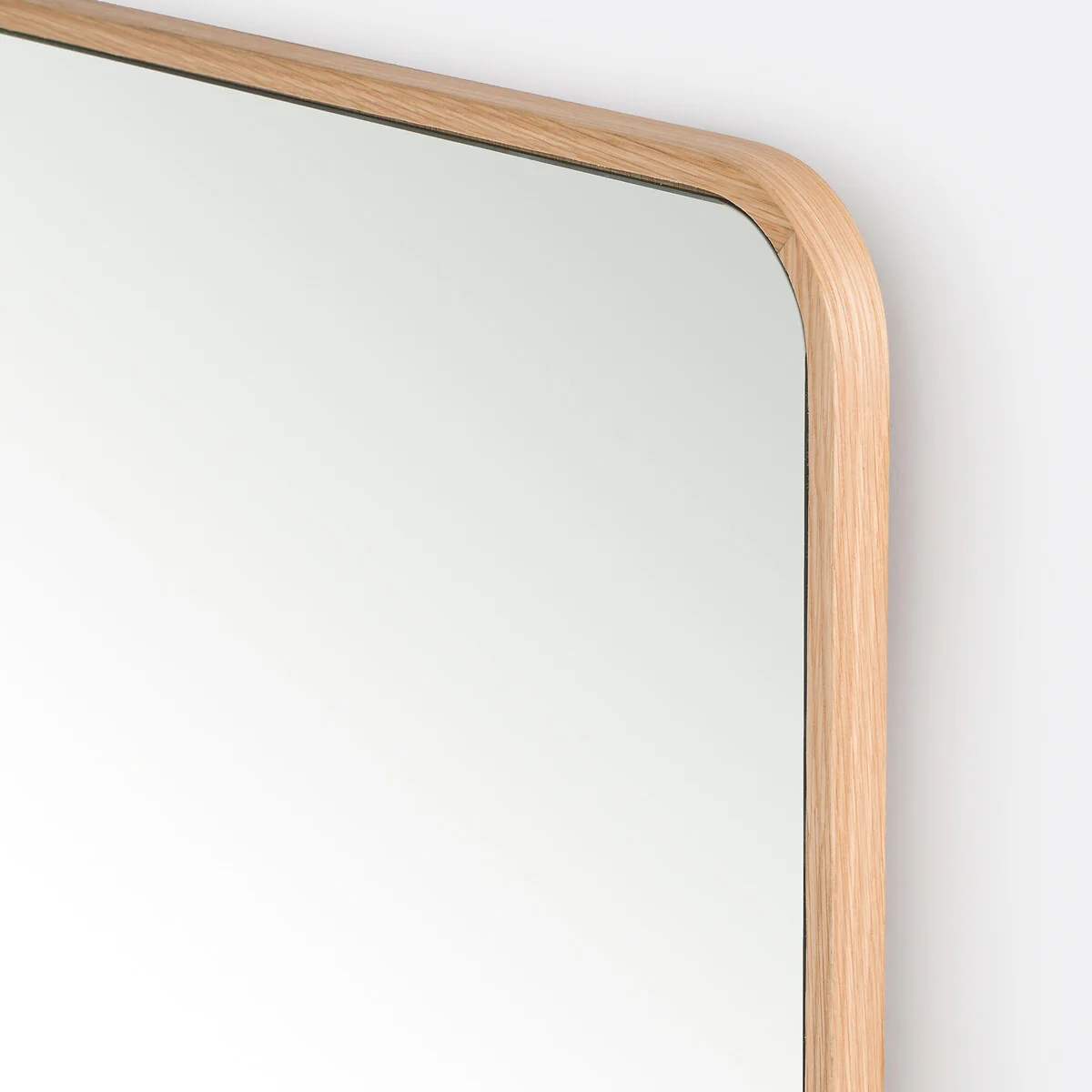 Iodus Rectangular Mirror in Oak Veneer 50x150cm – image 3