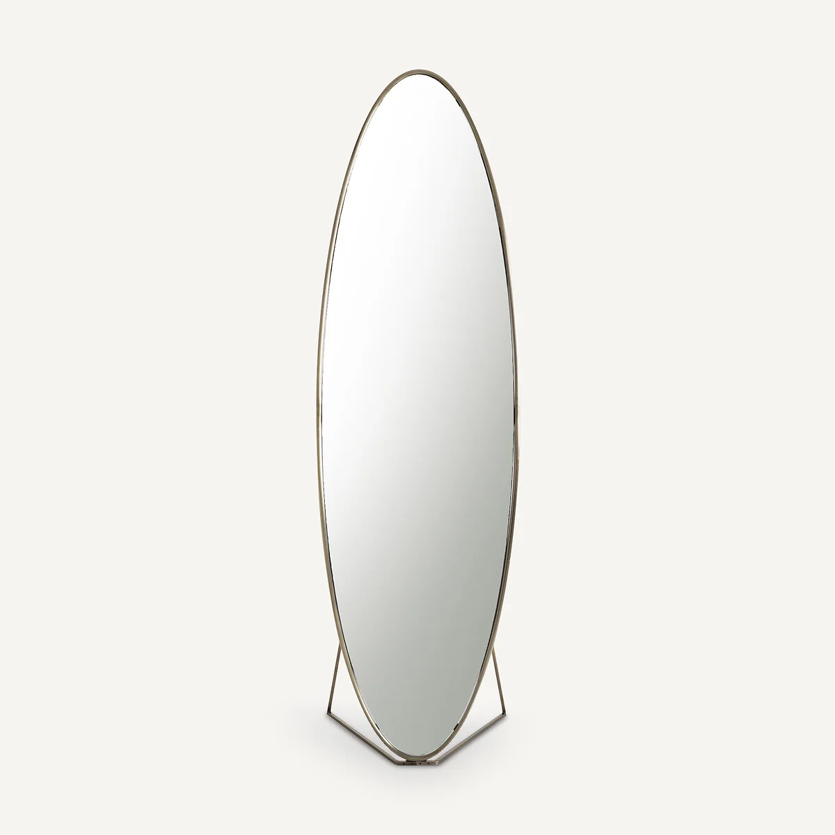 Koban H170cm Oval Metal Standing Mirror – image 3