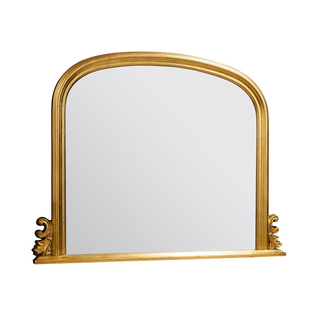 94 x 118cm Ornate Arch Mantel Mirror – image 1