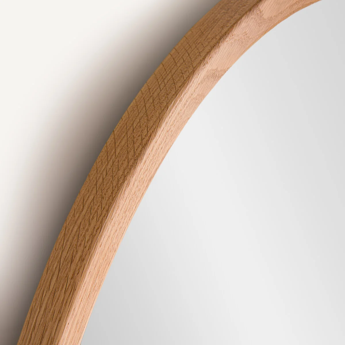 Orion Solid Oak Oval Mirror – image 4