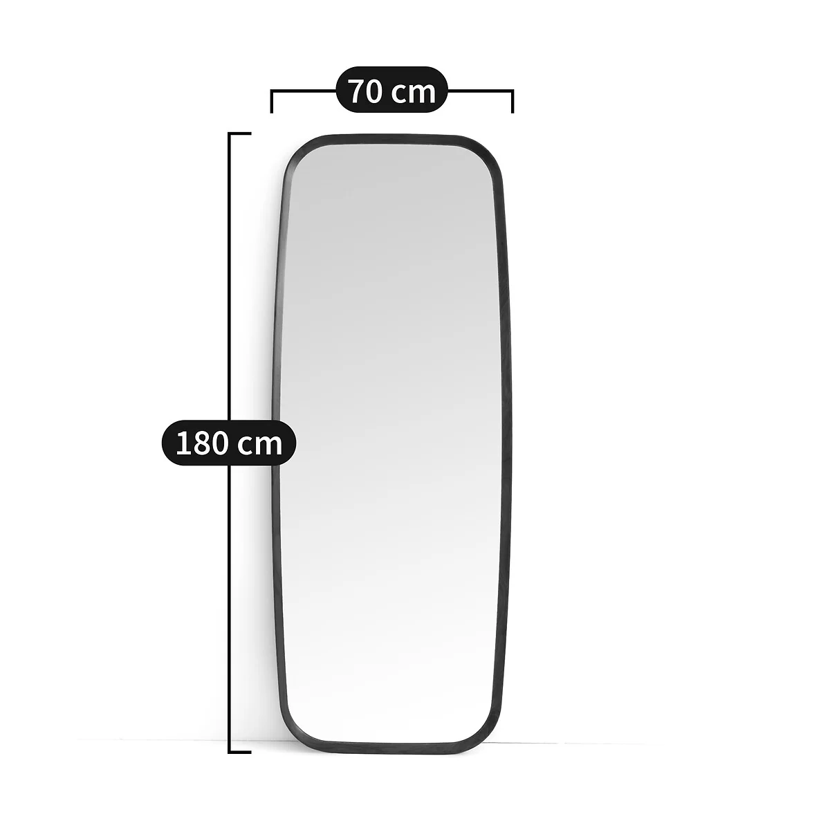 Orion H180cm Solid Walnut XXL Mirror – image 5