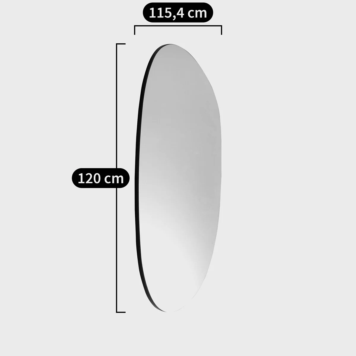 Biface XL Irregular Mirror – image 4