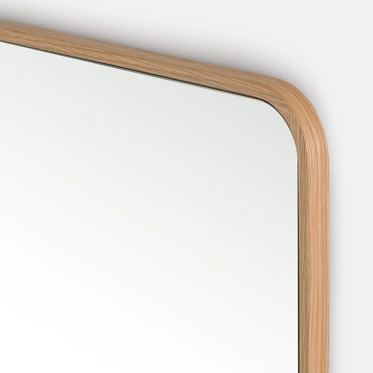 Iodus Rectangular Mirror in Oak Veneer 42x120cm – image 3