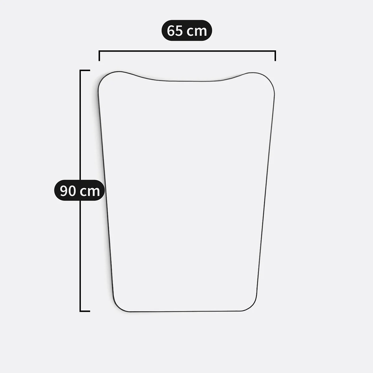 Uyova 90 X 65cm Brass Mirror – image 4