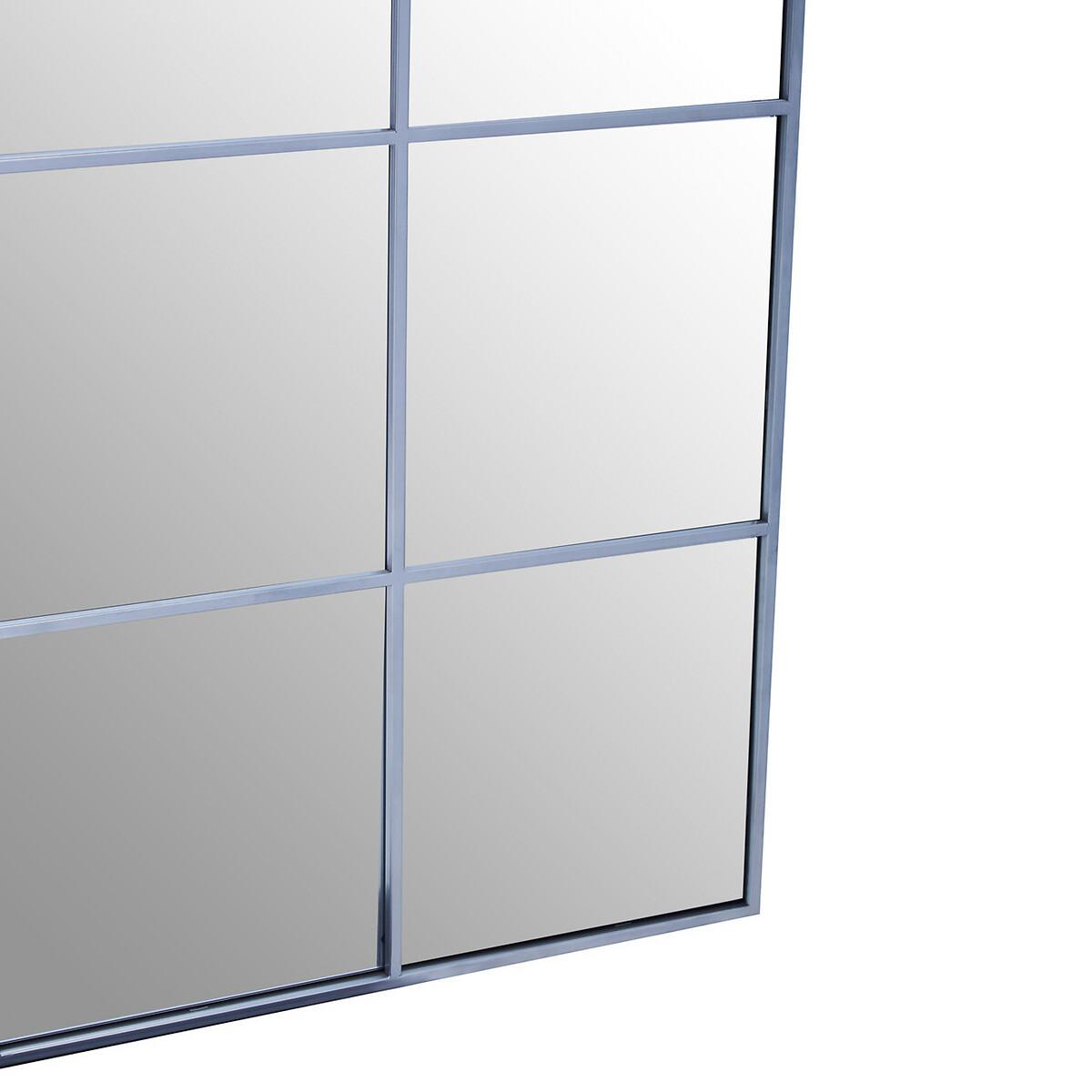 95cm Silver Finish Square Window Mirror – image 2