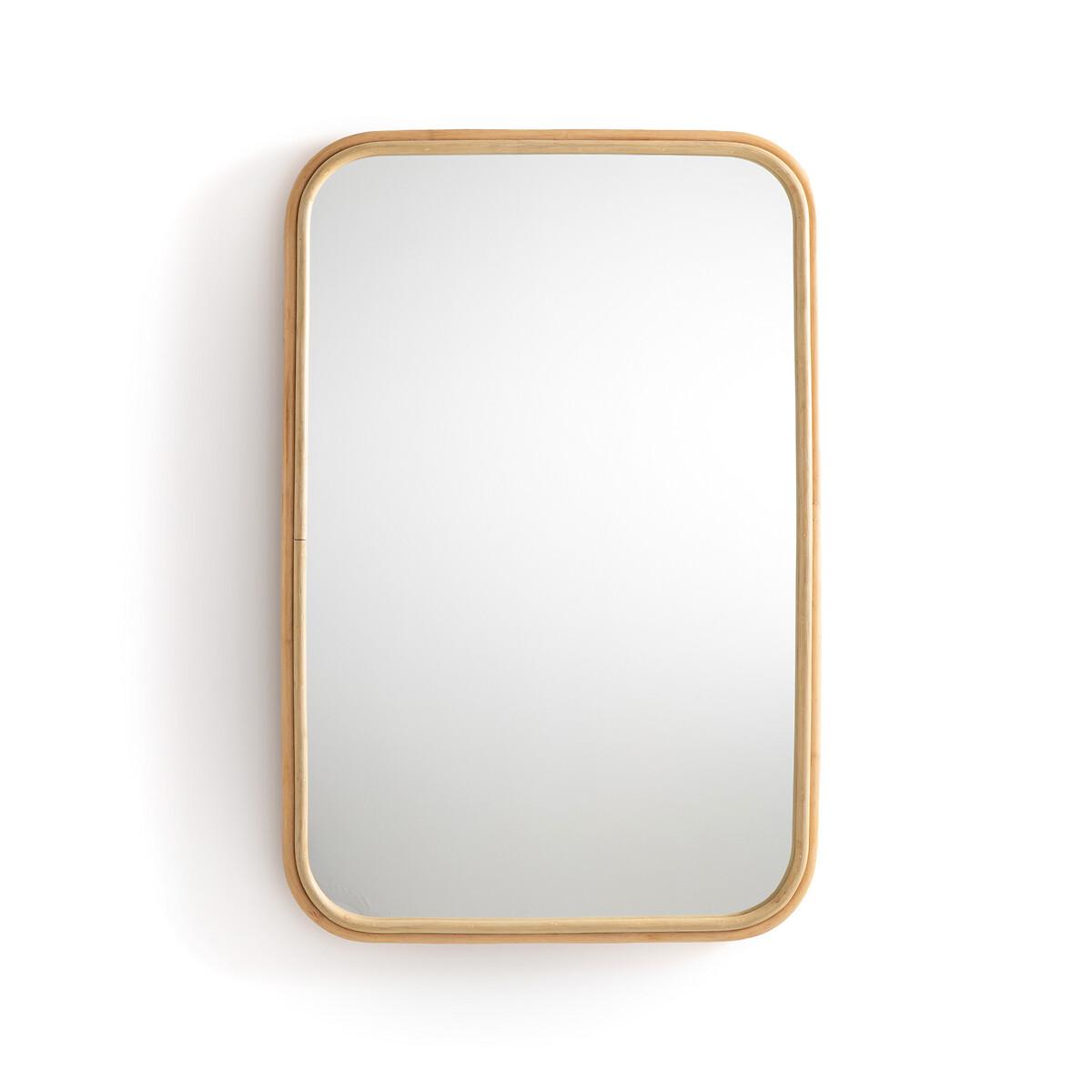 Nogu 60 x 90cm Rectangular Rattan Mirror – image 2