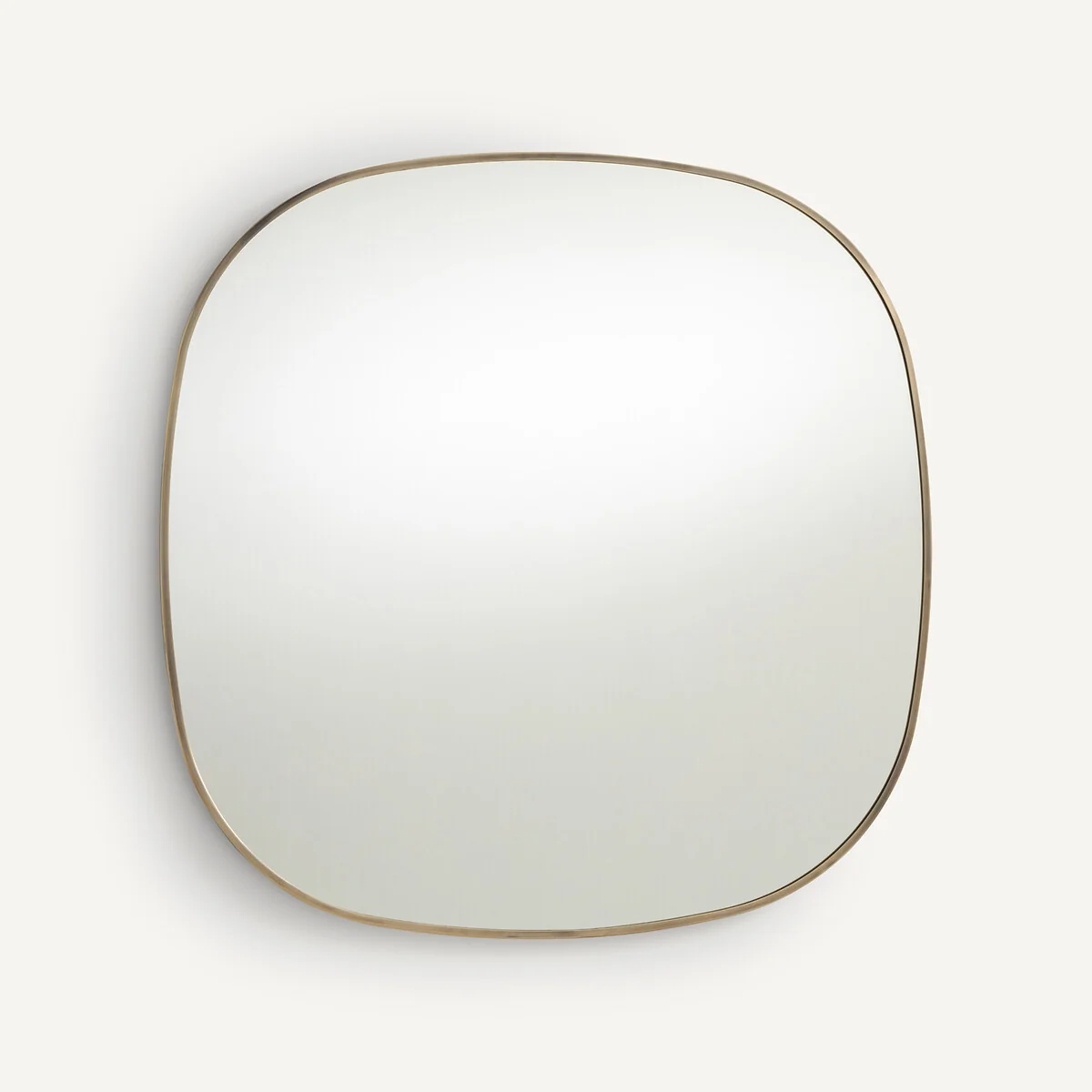 Caligone 80cm High Aged Brass Mirror – image 2