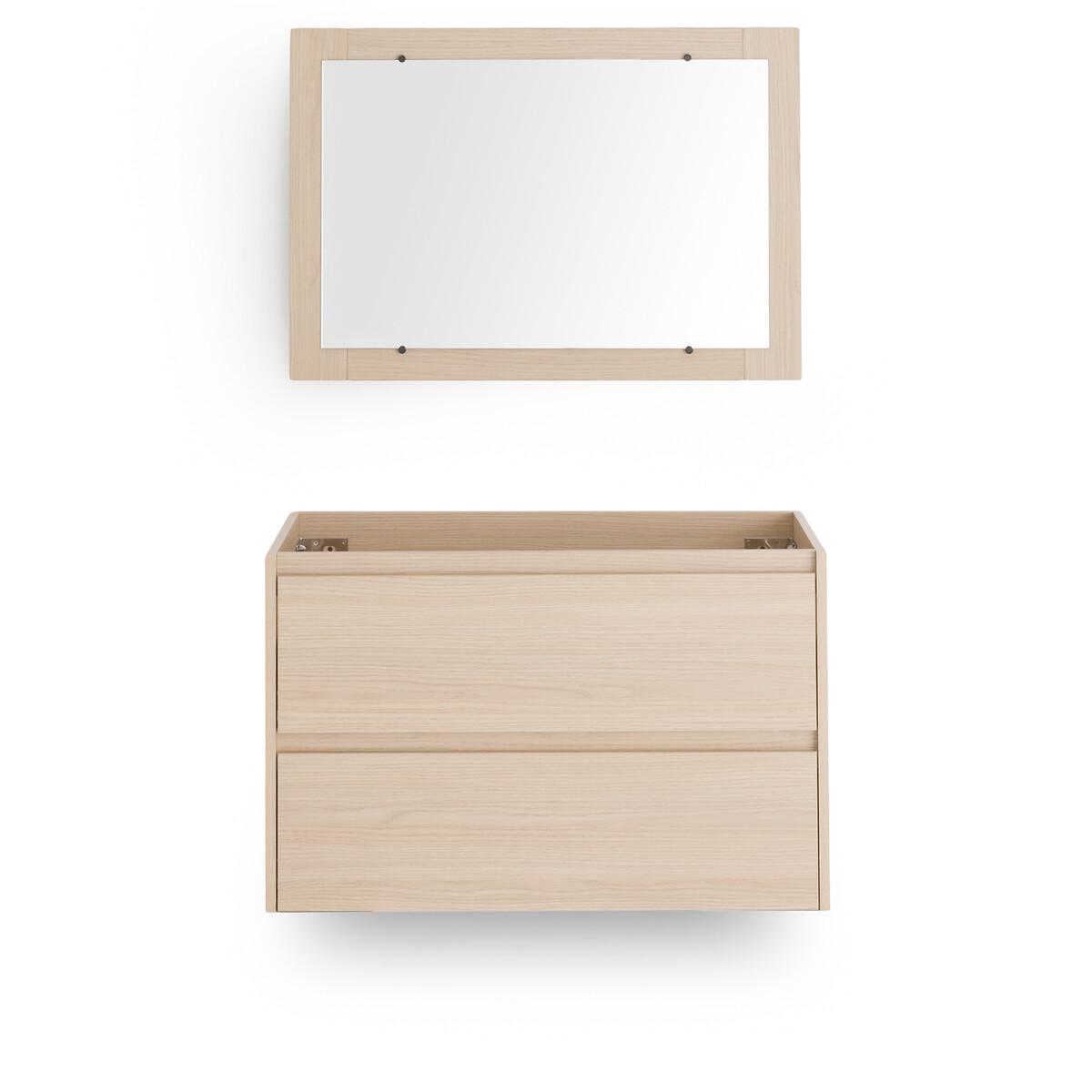 Nirio L80cm Wall-Mounted Vanity Unit & Mirror Set – image 2