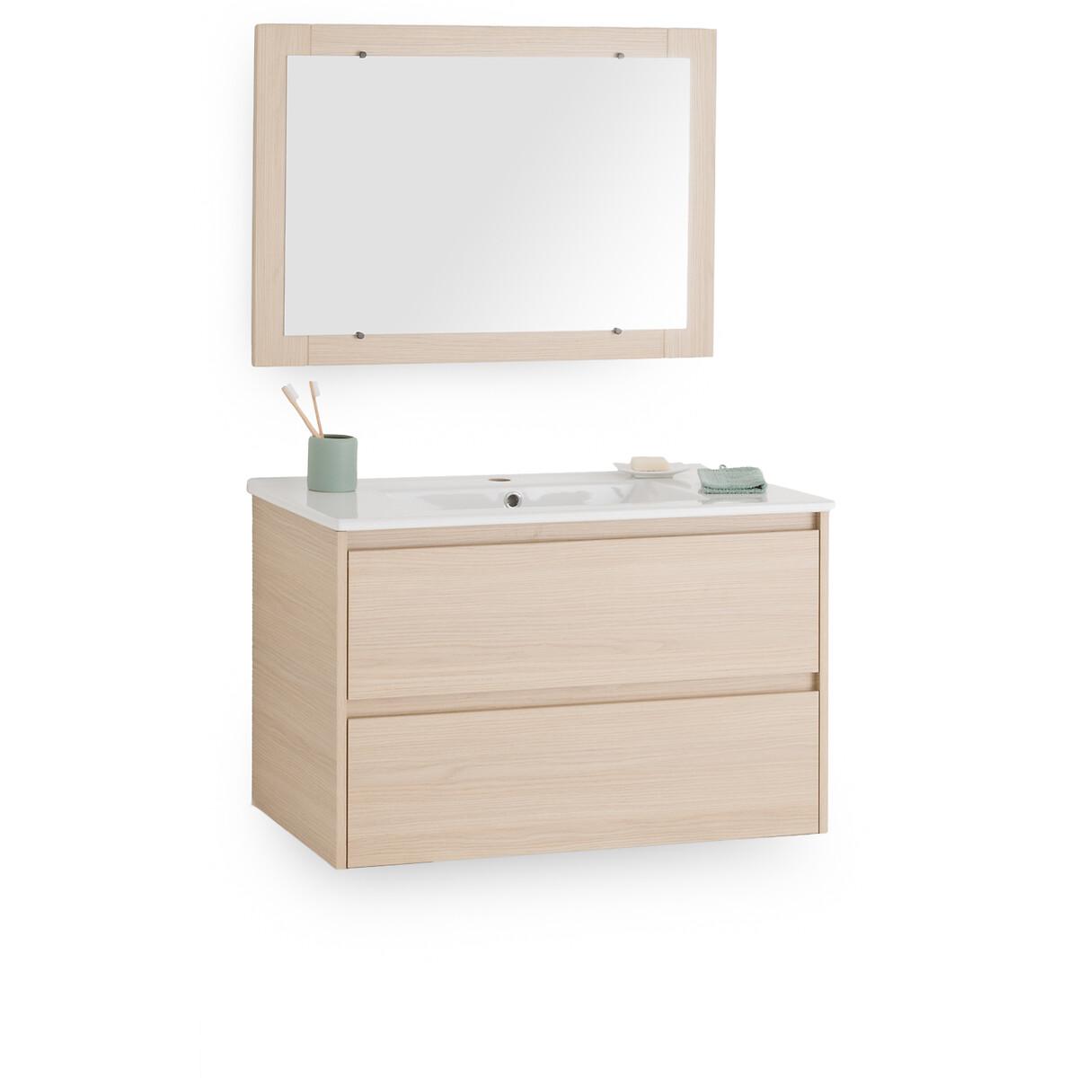 Nirio L80cm Wall-Mounted Vanity Unit & Mirror Set – image 4
