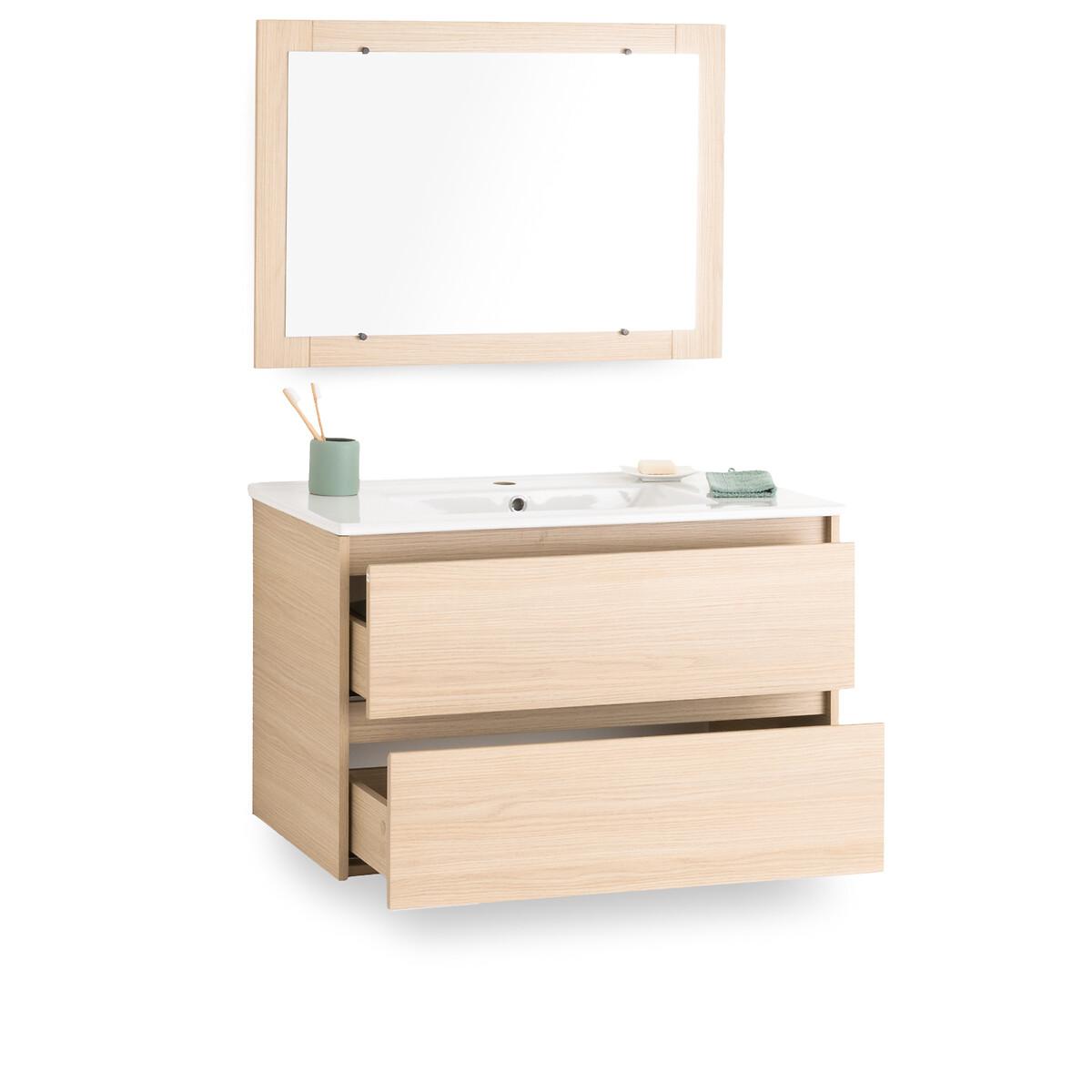 Nirio L80cm Wall-Mounted Vanity Unit & Mirror Set – image 5