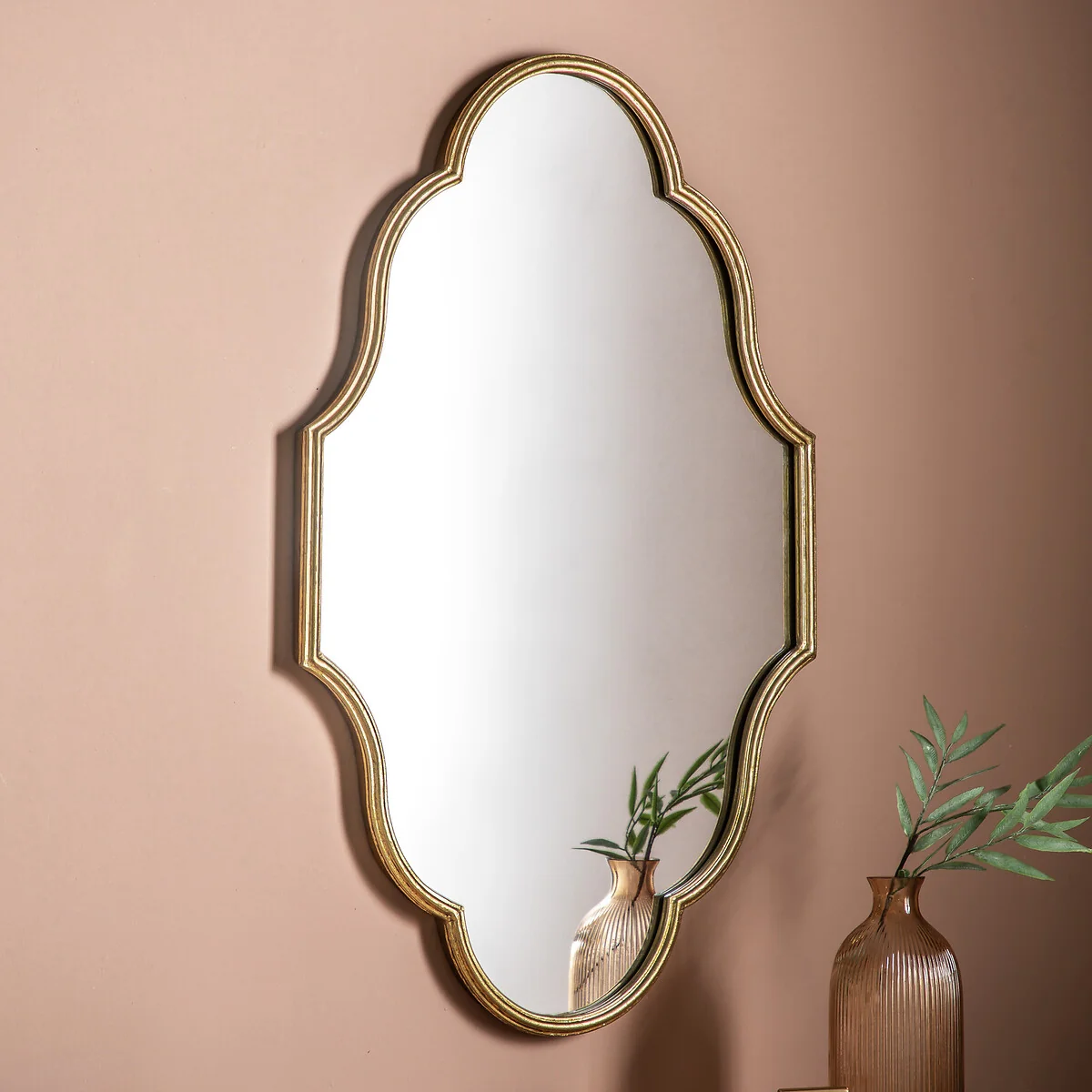90cm Carlene Mirror in Gold – image 2