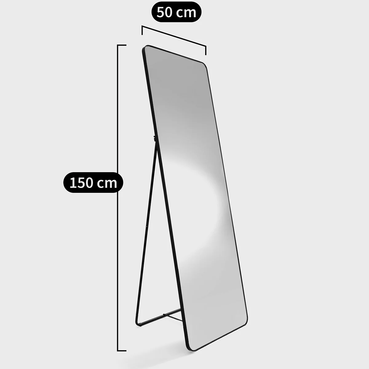 Iodus Standing Iron Mirror, Width 50cm X Height 150cm – image 6