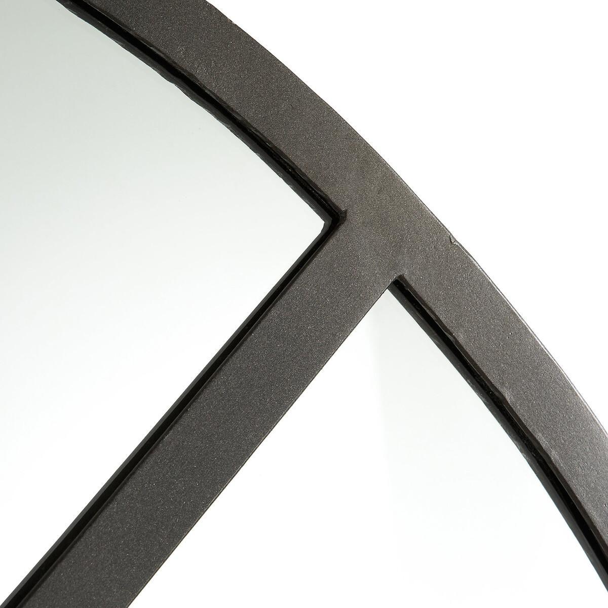 Lenaig 110 x 170cm Arched Industrial Metal Window Mirror – image 3