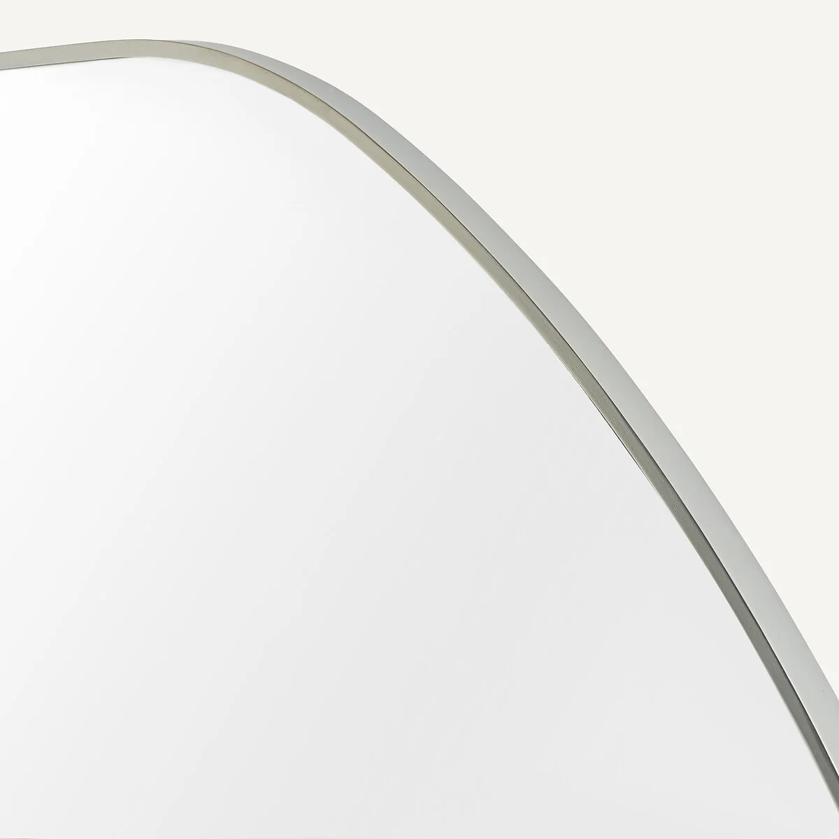 Lido Organic Mirror in Satin Nickel H140cm – image 5