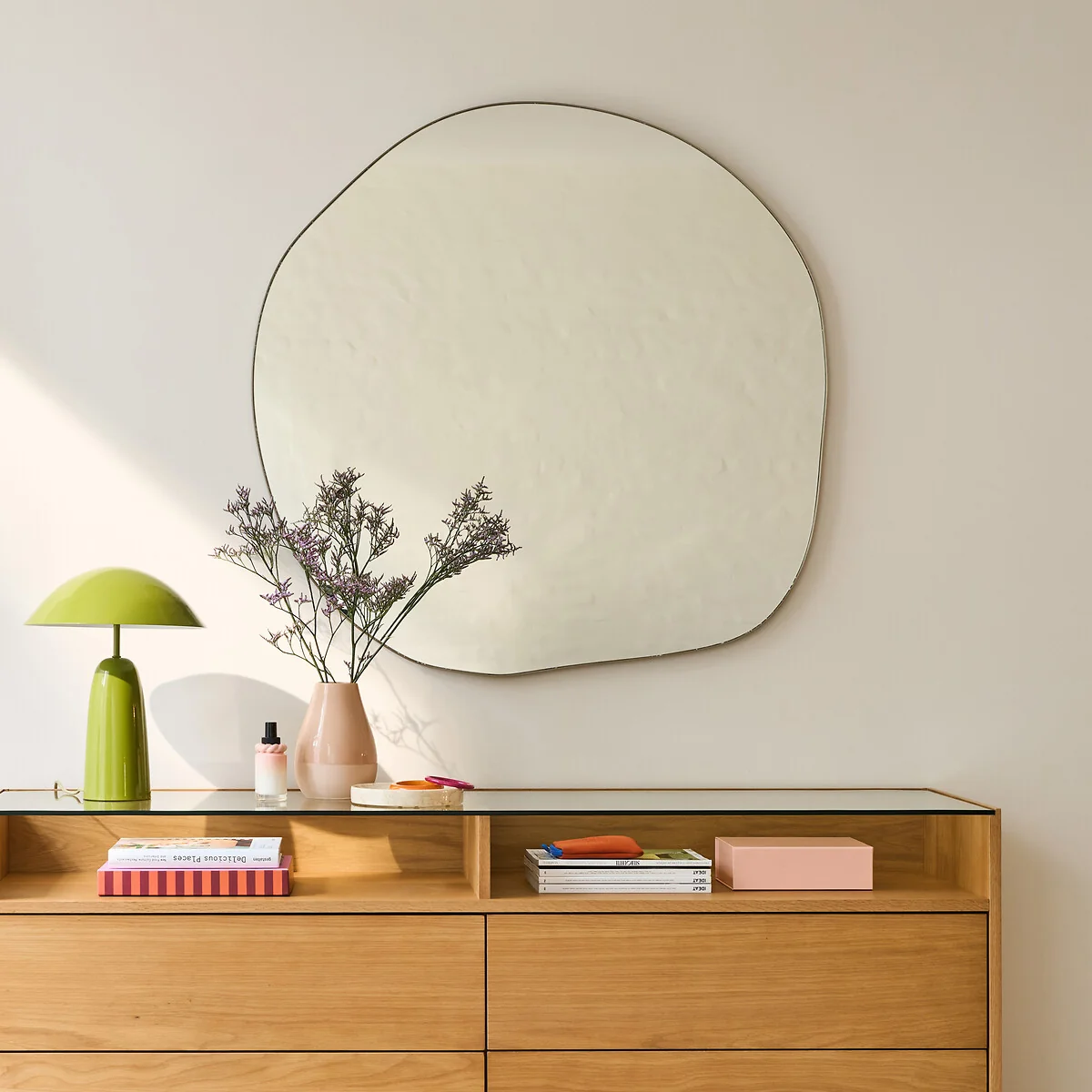 Ornica 100 x 100cm Organic Shaped Mirror – image 3