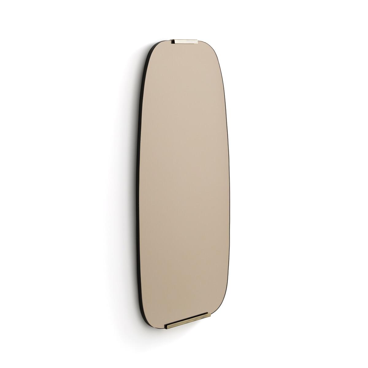 Dialect H72.5cm Smoked Glass and Brass Mirror – image 2