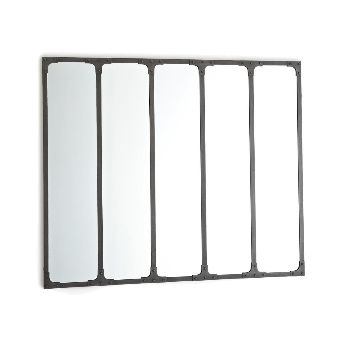 Lenaig Industrial Iron Metal Mirror 144 x 120cm – image 1