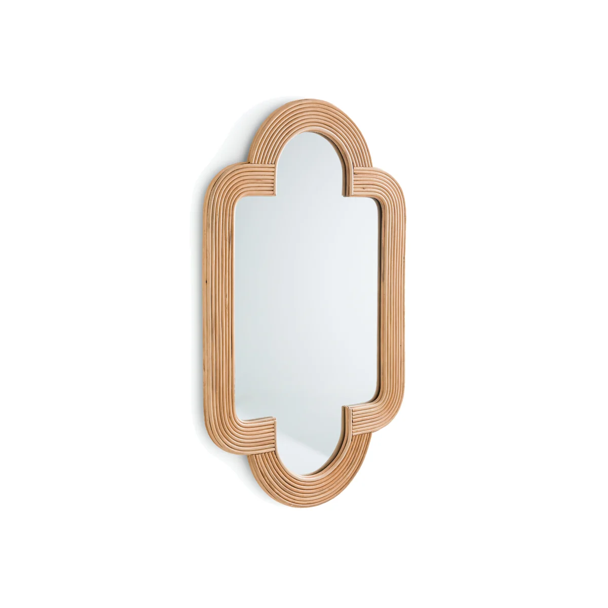 Rivia 120 x 73cm Rattan Mirror – image 1