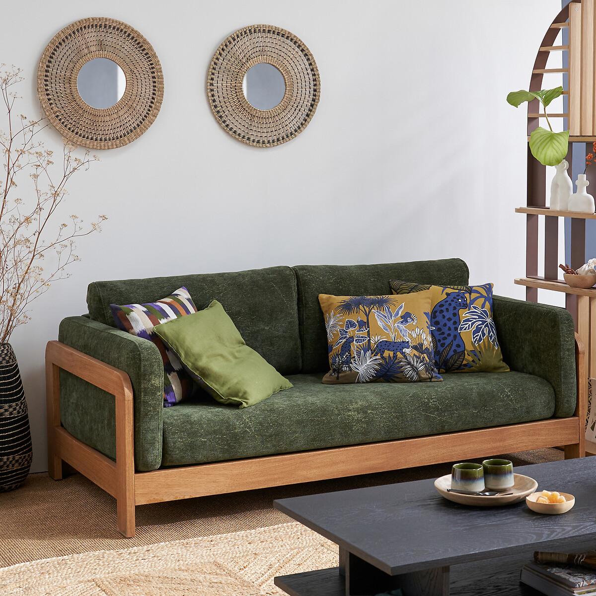 Macio 50cm Diameter Woven Grass Mirror – image 4