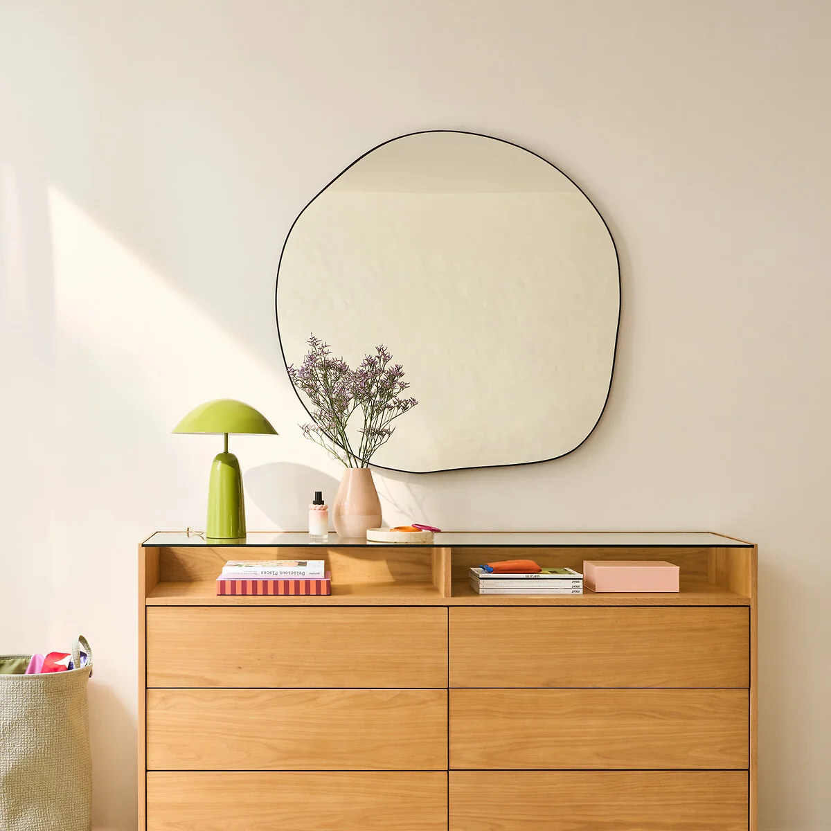 Ornica 100 X 100cm Organic Shaped Mirror – image 2