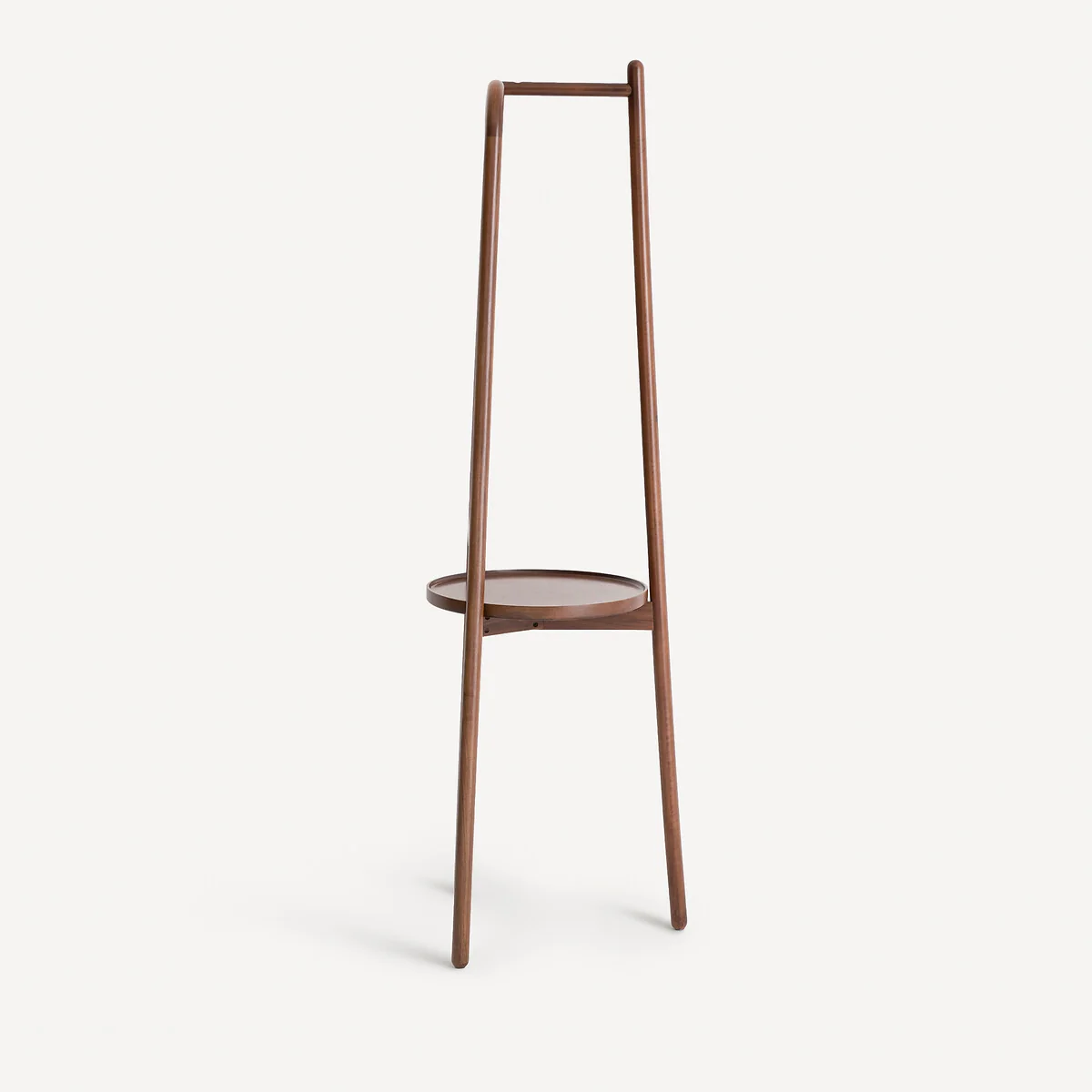 Ercus Walnut Mirror with Shelf On Stand, Height 179.4cm – image 4