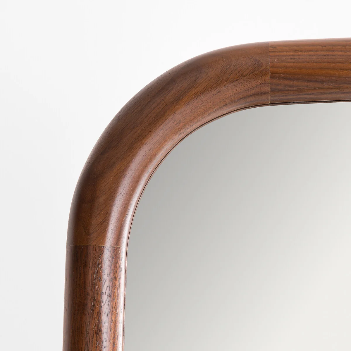Ercus Walnut Mirror with Shelf On Stand, Height 179.4cm – image 7